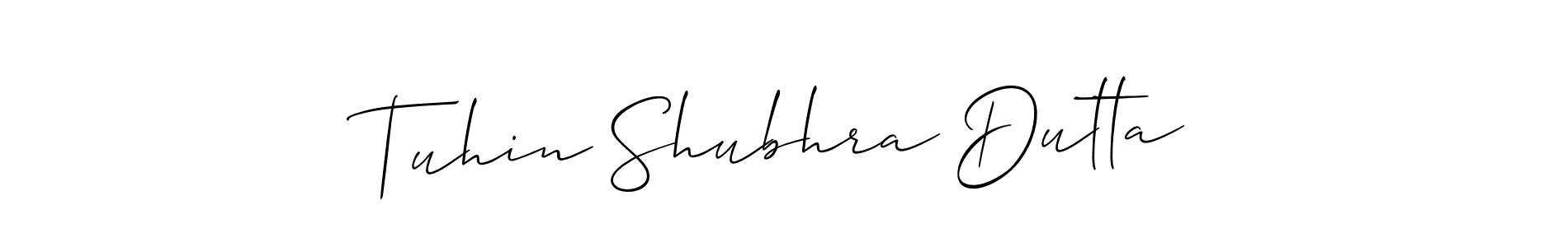 Best and Professional Signature Style for Tuhin Shubhra Dutta. Allison_Script Best Signature Style Collection. Tuhin Shubhra Dutta signature style 2 images and pictures png
