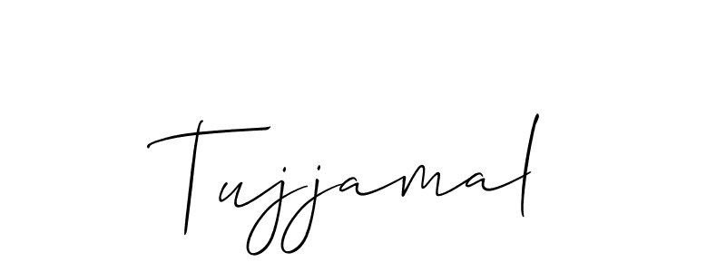 Similarly Allison_Script is the best handwritten signature design. Signature creator online .You can use it as an online autograph creator for name Tujjamal. Tujjamal signature style 2 images and pictures png