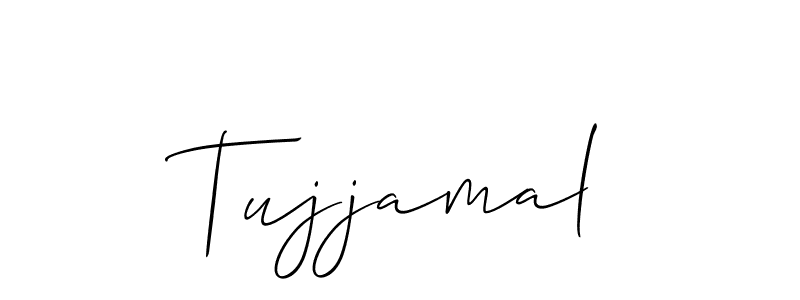 Similarly Allison_Script is the best handwritten signature design. Signature creator online .You can use it as an online autograph creator for name Tujjamal. Tujjamal signature style 2 images and pictures png