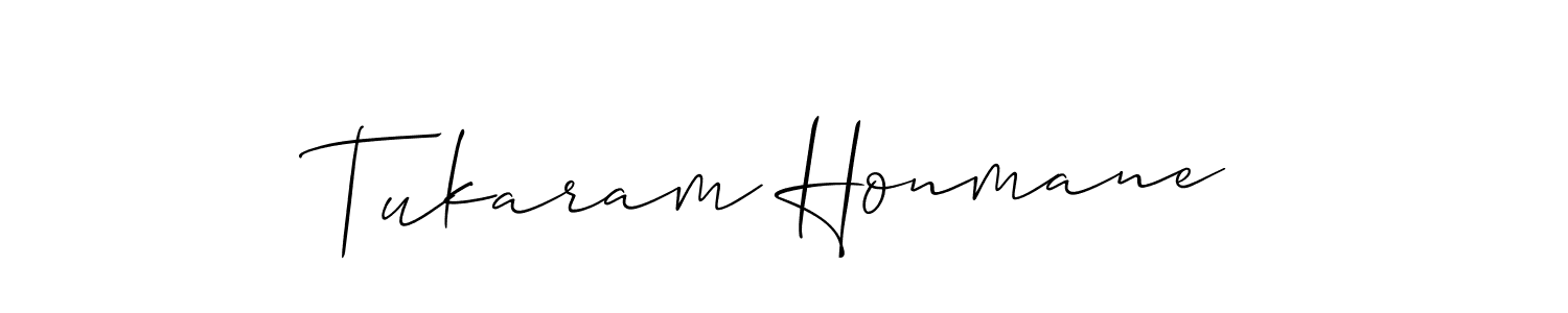 if you are searching for the best signature style for your name Tukaram Honmane. so please give up your signature search. here we have designed multiple signature styles  using Allison_Script. Tukaram Honmane signature style 2 images and pictures png