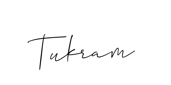 Tukram stylish signature style. Best Handwritten Sign (Allison_Script) for my name. Handwritten Signature Collection Ideas for my name Tukram. Tukram signature style 2 images and pictures png