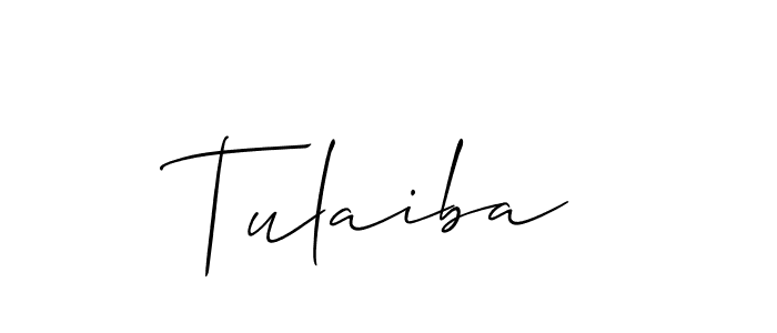 Similarly Allison_Script is the best handwritten signature design. Signature creator online .You can use it as an online autograph creator for name Tulaiba. Tulaiba signature style 2 images and pictures png