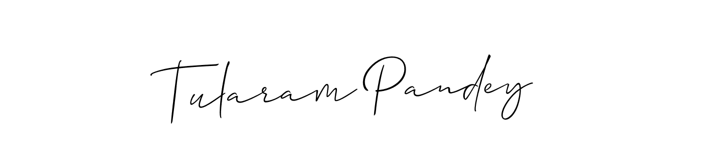 Similarly Allison_Script is the best handwritten signature design. Signature creator online .You can use it as an online autograph creator for name Tularam Pandey. Tularam Pandey signature style 2 images and pictures png