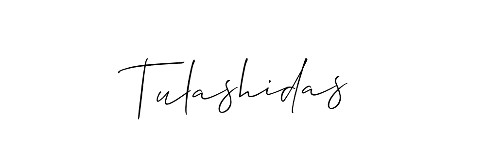 Similarly Allison_Script is the best handwritten signature design. Signature creator online .You can use it as an online autograph creator for name Tulashidas. Tulashidas signature style 2 images and pictures png