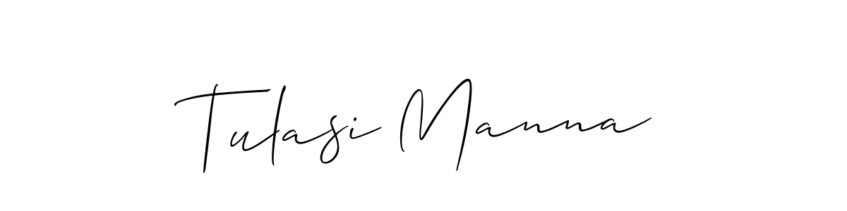 Make a beautiful signature design for name Tulasi Manna. Use this online signature maker to create a handwritten signature for free. Tulasi Manna signature style 2 images and pictures png