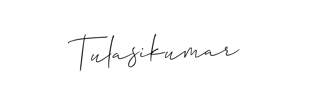 Also we have Tulasikumar name is the best signature style. Create professional handwritten signature collection using Allison_Script autograph style. Tulasikumar signature style 2 images and pictures png