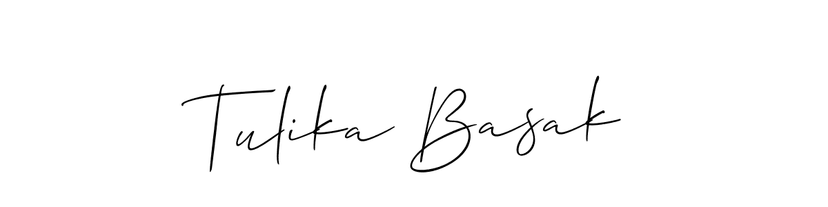 You can use this online signature creator to create a handwritten signature for the name Tulika Basak. This is the best online autograph maker. Tulika Basak signature style 2 images and pictures png