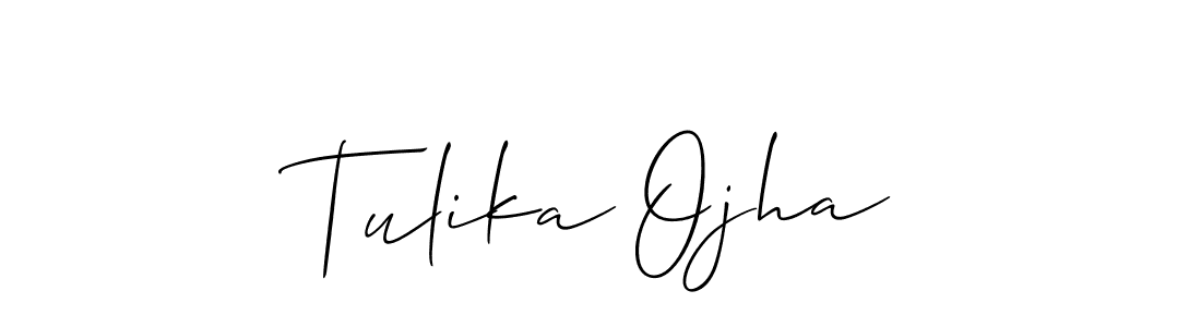 How to Draw Tulika Ojha signature style? Allison_Script is a latest design signature styles for name Tulika Ojha. Tulika Ojha signature style 2 images and pictures png
