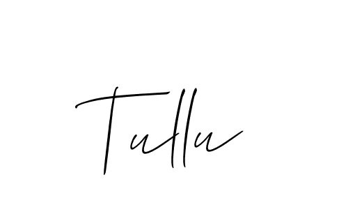 Best and Professional Signature Style for Tullu. Allison_Script Best Signature Style Collection. Tullu signature style 2 images and pictures png