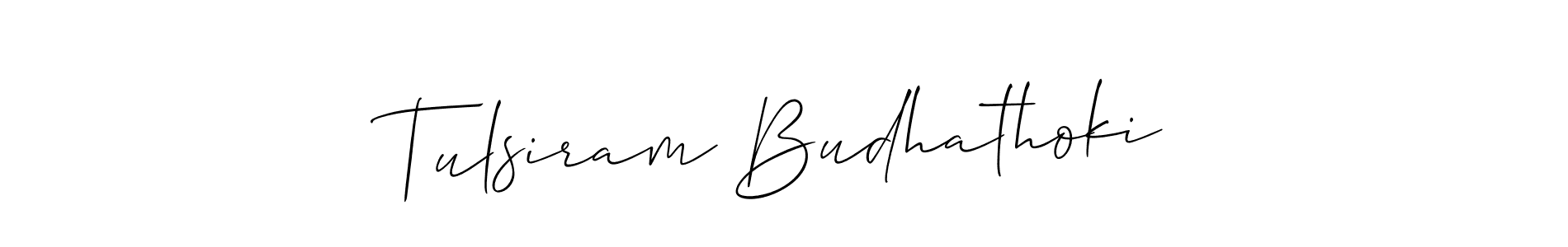 Once you've used our free online signature maker to create your best signature Allison_Script style, it's time to enjoy all of the benefits that Tulsiram Budhathoki name signing documents. Tulsiram Budhathoki signature style 2 images and pictures png