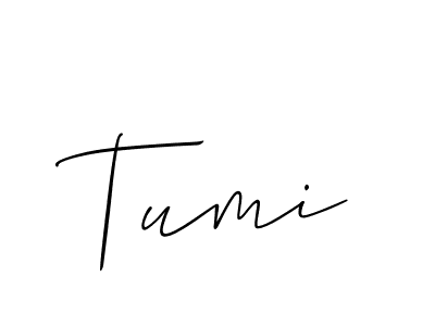 How to make Tumi name signature. Use Allison_Script style for creating short signs online. This is the latest handwritten sign. Tumi signature style 2 images and pictures png