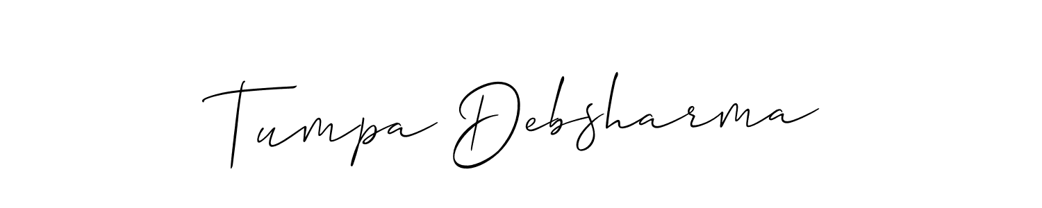 Make a beautiful signature design for name Tumpa Debsharma. Use this online signature maker to create a handwritten signature for free. Tumpa Debsharma signature style 2 images and pictures png