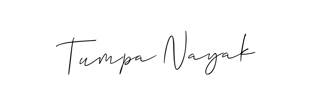 Also we have Tumpa Nayak name is the best signature style. Create professional handwritten signature collection using Allison_Script autograph style. Tumpa Nayak signature style 2 images and pictures png