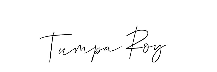 Best and Professional Signature Style for Tumpa Roy. Allison_Script Best Signature Style Collection. Tumpa Roy signature style 2 images and pictures png
