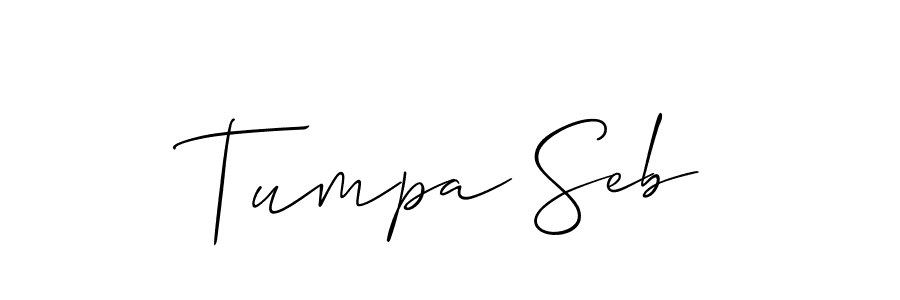 This is the best signature style for the Tumpa Seb name. Also you like these signature font (Allison_Script). Mix name signature. Tumpa Seb signature style 2 images and pictures png