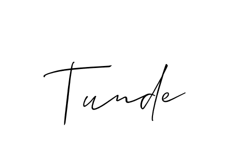 Similarly Allison_Script is the best handwritten signature design. Signature creator online .You can use it as an online autograph creator for name Tunde. Tunde signature style 2 images and pictures png