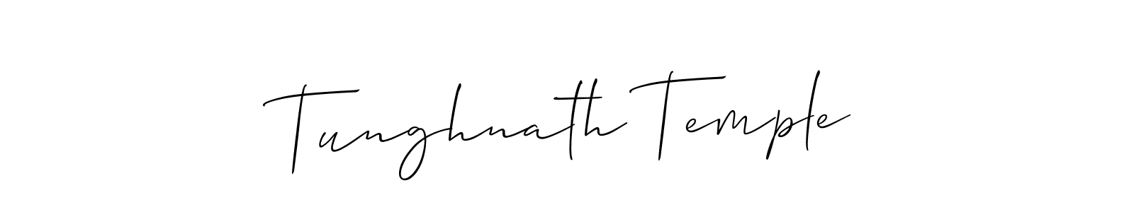 Check out images of Autograph of Tunghnath Temple name. Actor Tunghnath Temple Signature Style. Allison_Script is a professional sign style online. Tunghnath Temple signature style 2 images and pictures png