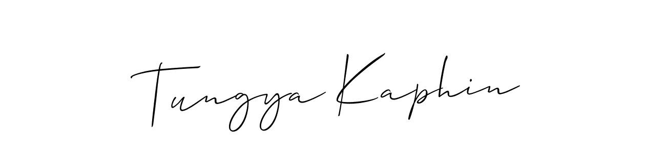 You can use this online signature creator to create a handwritten signature for the name Tungya Kaphin. This is the best online autograph maker. Tungya Kaphin signature style 2 images and pictures png