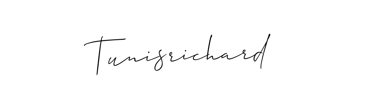 You should practise on your own different ways (Allison_Script) to write your name (Tunisrichard) in signature. don't let someone else do it for you. Tunisrichard signature style 2 images and pictures png