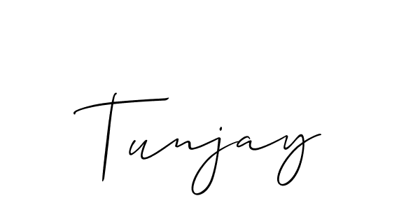 Allison_Script is a professional signature style that is perfect for those who want to add a touch of class to their signature. It is also a great choice for those who want to make their signature more unique. Get Tunjay name to fancy signature for free. Tunjay signature style 2 images and pictures png