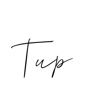 It looks lik you need a new signature style for name Tup. Design unique handwritten (Allison_Script) signature with our free signature maker in just a few clicks. Tup signature style 2 images and pictures png
