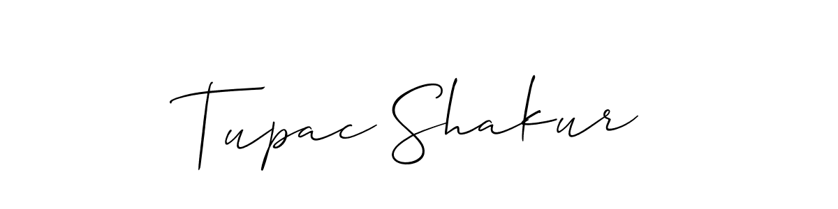 How to Draw Tupac Shakur signature style? Allison_Script is a latest design signature styles for name Tupac Shakur. Tupac Shakur signature style 2 images and pictures png