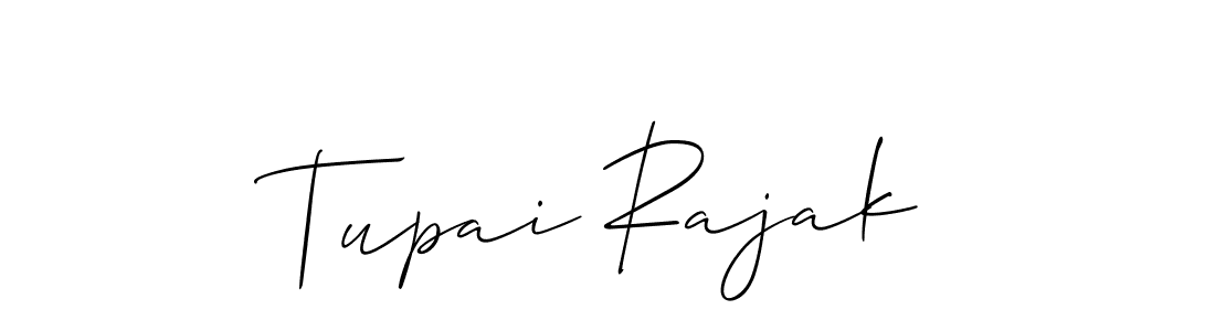 How to make Tupai Rajak signature? Allison_Script is a professional autograph style. Create handwritten signature for Tupai Rajak name. Tupai Rajak signature style 2 images and pictures png