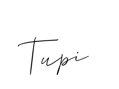 Once you've used our free online signature maker to create your best signature Allison_Script style, it's time to enjoy all of the benefits that Tupi name signing documents. Tupi signature style 2 images and pictures png