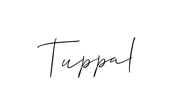 How to Draw Tuppal signature style? Allison_Script is a latest design signature styles for name Tuppal. Tuppal signature style 2 images and pictures png