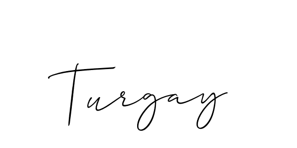 How to Draw Turgay signature style? Allison_Script is a latest design signature styles for name Turgay. Turgay signature style 2 images and pictures png