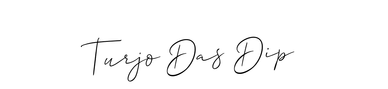 Best and Professional Signature Style for Turjo Das Dip. Allison_Script Best Signature Style Collection. Turjo Das Dip signature style 2 images and pictures png