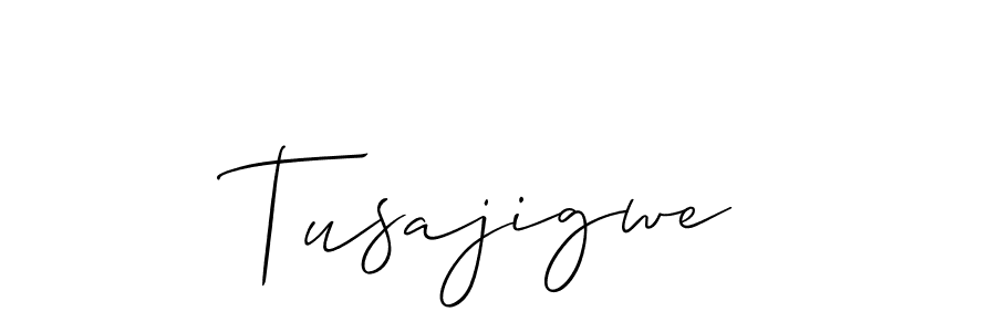 Also we have Tusajigwe name is the best signature style. Create professional handwritten signature collection using Allison_Script autograph style. Tusajigwe signature style 2 images and pictures png