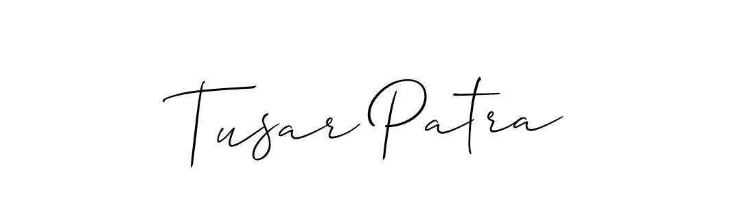 Also we have Tusar Patra name is the best signature style. Create professional handwritten signature collection using Allison_Script autograph style. Tusar Patra signature style 2 images and pictures png