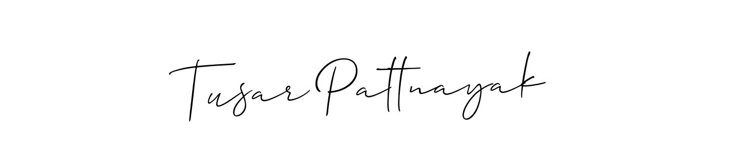 Make a beautiful signature design for name Tusar Pattnayak. With this signature (Allison_Script) style, you can create a handwritten signature for free. Tusar Pattnayak signature style 2 images and pictures png