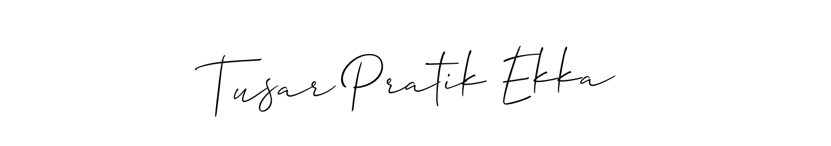 Make a beautiful signature design for name Tusar Pratik Ekka. Use this online signature maker to create a handwritten signature for free. Tusar Pratik Ekka signature style 2 images and pictures png