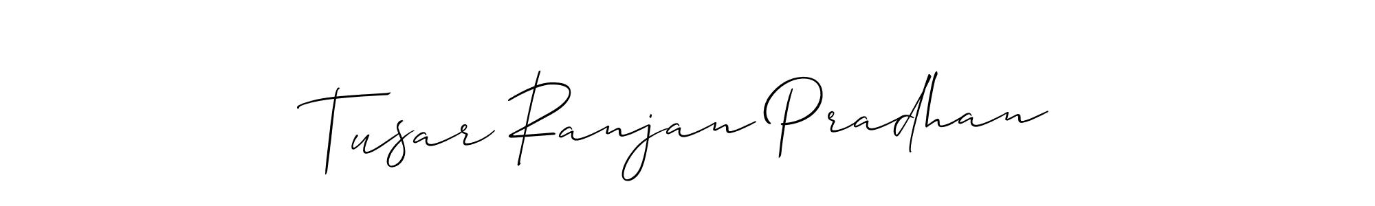 Design your own signature with our free online signature maker. With this signature software, you can create a handwritten (Allison_Script) signature for name Tusar Ranjan Pradhan. Tusar Ranjan Pradhan signature style 2 images and pictures png