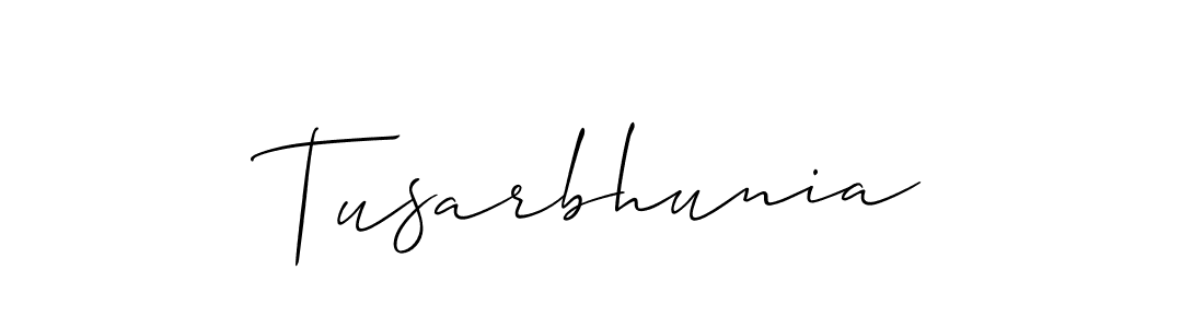 How to Draw Tusarbhunia signature style? Allison_Script is a latest design signature styles for name Tusarbhunia. Tusarbhunia signature style 2 images and pictures png