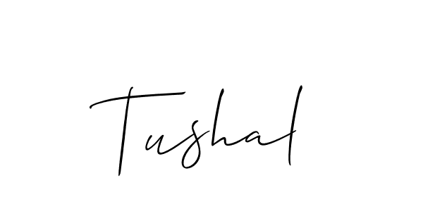 Make a short Tushal signature style. Manage your documents anywhere anytime using Allison_Script. Create and add eSignatures, submit forms, share and send files easily. Tushal signature style 2 images and pictures png