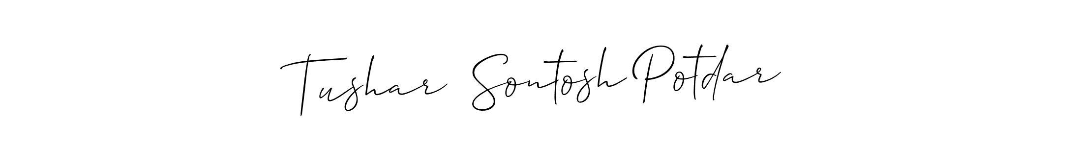 Here are the top 10 professional signature styles for the name Tushar  Sontosh Potdar. These are the best autograph styles you can use for your name. Tushar  Sontosh Potdar signature style 2 images and pictures png