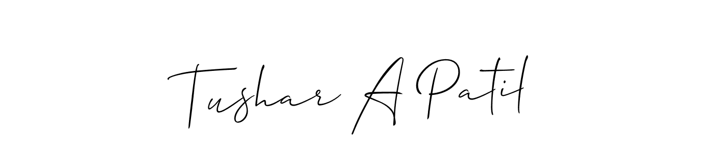 You can use this online signature creator to create a handwritten signature for the name Tushar A Patil. This is the best online autograph maker. Tushar A Patil signature style 2 images and pictures png
