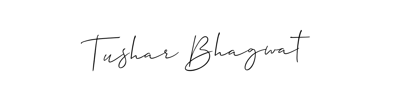 It looks lik you need a new signature style for name Tushar Bhagwat. Design unique handwritten (Allison_Script) signature with our free signature maker in just a few clicks. Tushar Bhagwat signature style 2 images and pictures png