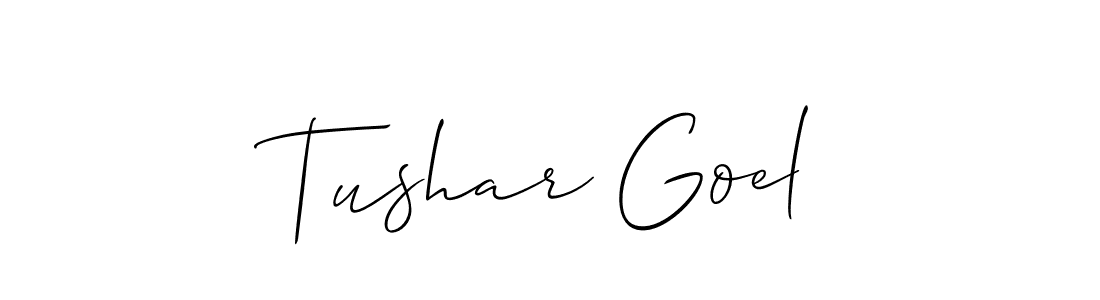 Once you've used our free online signature maker to create your best signature Allison_Script style, it's time to enjoy all of the benefits that Tushar Goel name signing documents. Tushar Goel signature style 2 images and pictures png