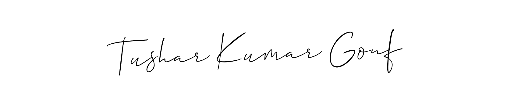 Once you've used our free online signature maker to create your best signature Allison_Script style, it's time to enjoy all of the benefits that Tushar Kumar Gonf name signing documents. Tushar Kumar Gonf signature style 2 images and pictures png
