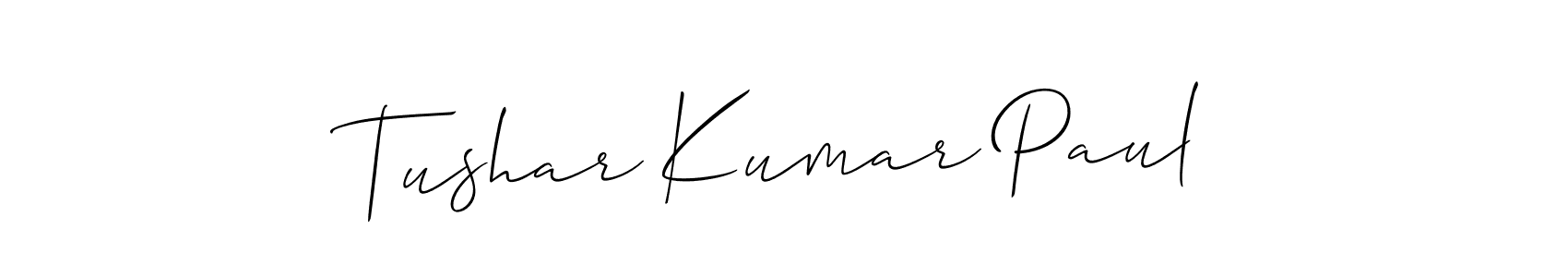 Make a beautiful signature design for name Tushar Kumar Paul. Use this online signature maker to create a handwritten signature for free. Tushar Kumar Paul signature style 2 images and pictures png