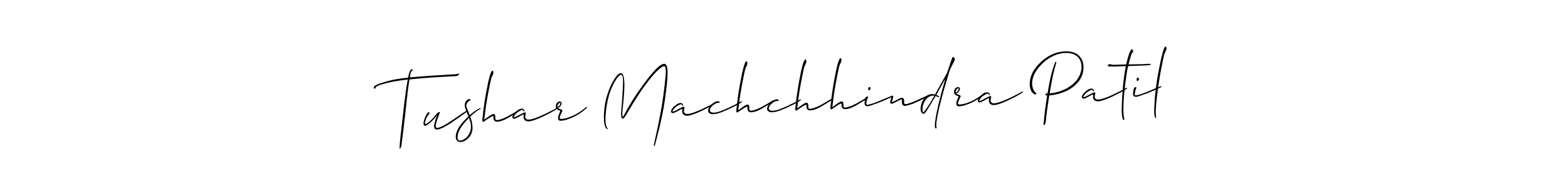 Make a beautiful signature design for name Tushar Machchhindra Patil. Use this online signature maker to create a handwritten signature for free. Tushar Machchhindra Patil signature style 2 images and pictures png