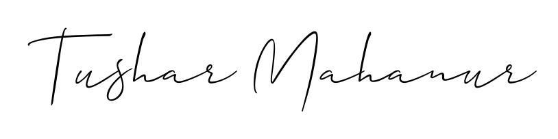 The Allison_Script handwriting style adds charm and authenticity to name Tushar Mahanur. A wonderful choice for personal thank-you notes. Tushar Mahanur signature style 2 images and pictures png