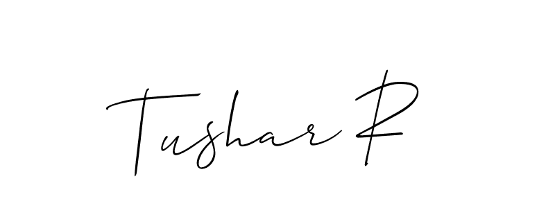 Check out images of Autograph of Tushar R name. Actor Tushar R Signature Style. Allison_Script is a professional sign style online. Tushar R signature style 2 images and pictures png