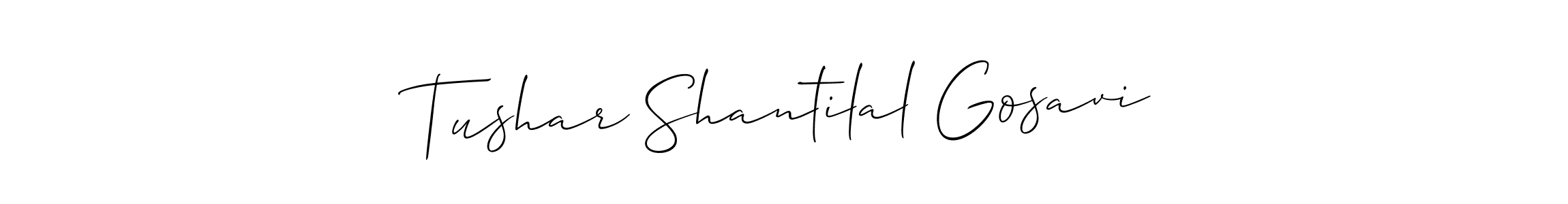 Similarly Allison_Script is the best handwritten signature design. Signature creator online .You can use it as an online autograph creator for name Tushar Shantilal Gosavi. Tushar Shantilal Gosavi signature style 2 images and pictures png