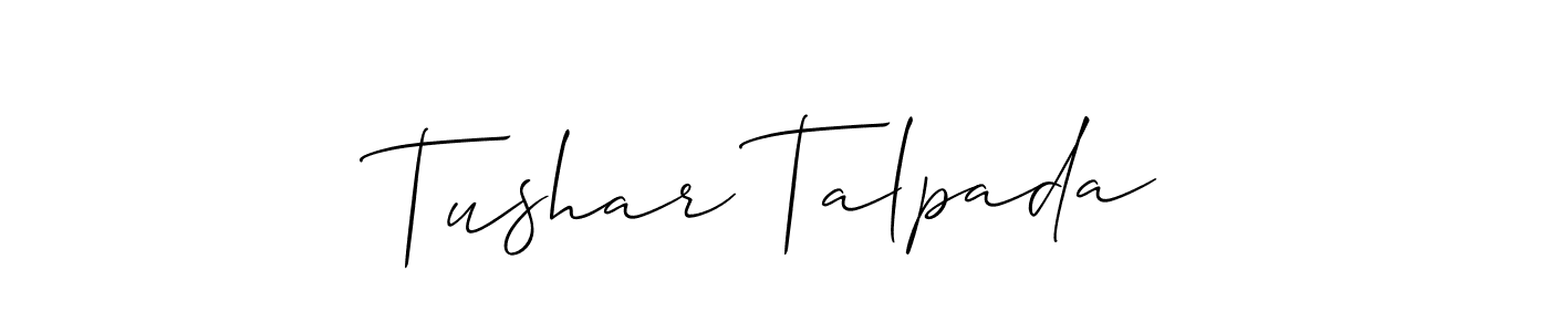 Here are the top 10 professional signature styles for the name Tushar Talpada. These are the best autograph styles you can use for your name. Tushar Talpada signature style 2 images and pictures png