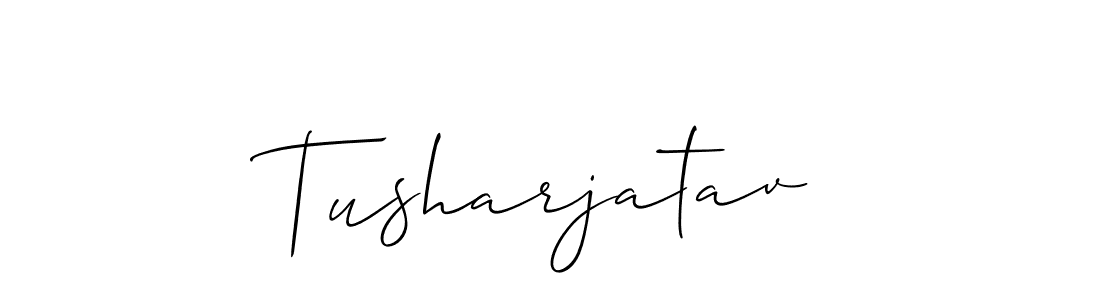 Make a short Tusharjatav signature style. Manage your documents anywhere anytime using Allison_Script. Create and add eSignatures, submit forms, share and send files easily. Tusharjatav signature style 2 images and pictures png